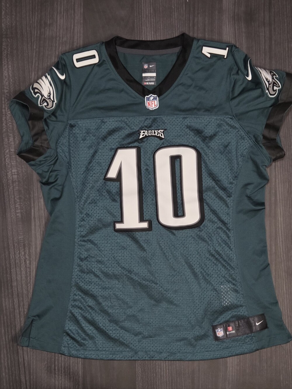 Nike Philadelphia Eagles DeSean Jackson #10 Jersey Womens L Green NFL On Field